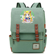 Beautiful Girl Warrior Youth Student School Bag Usb Men's And Women's Leisure Backpack