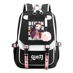 Cartoon Fashion Usb Youth School Bag For Boys And Girls Casual Ribbon Flip Backpack