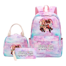 Teenage Student Girl Backpack Lunch Bag Three Piece Set Backpack Set
