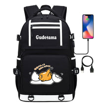 Cartoon Super Cute Lazy Egg Usb Student Backpack For Boys And Girls Backpack Leisure Travel Bag