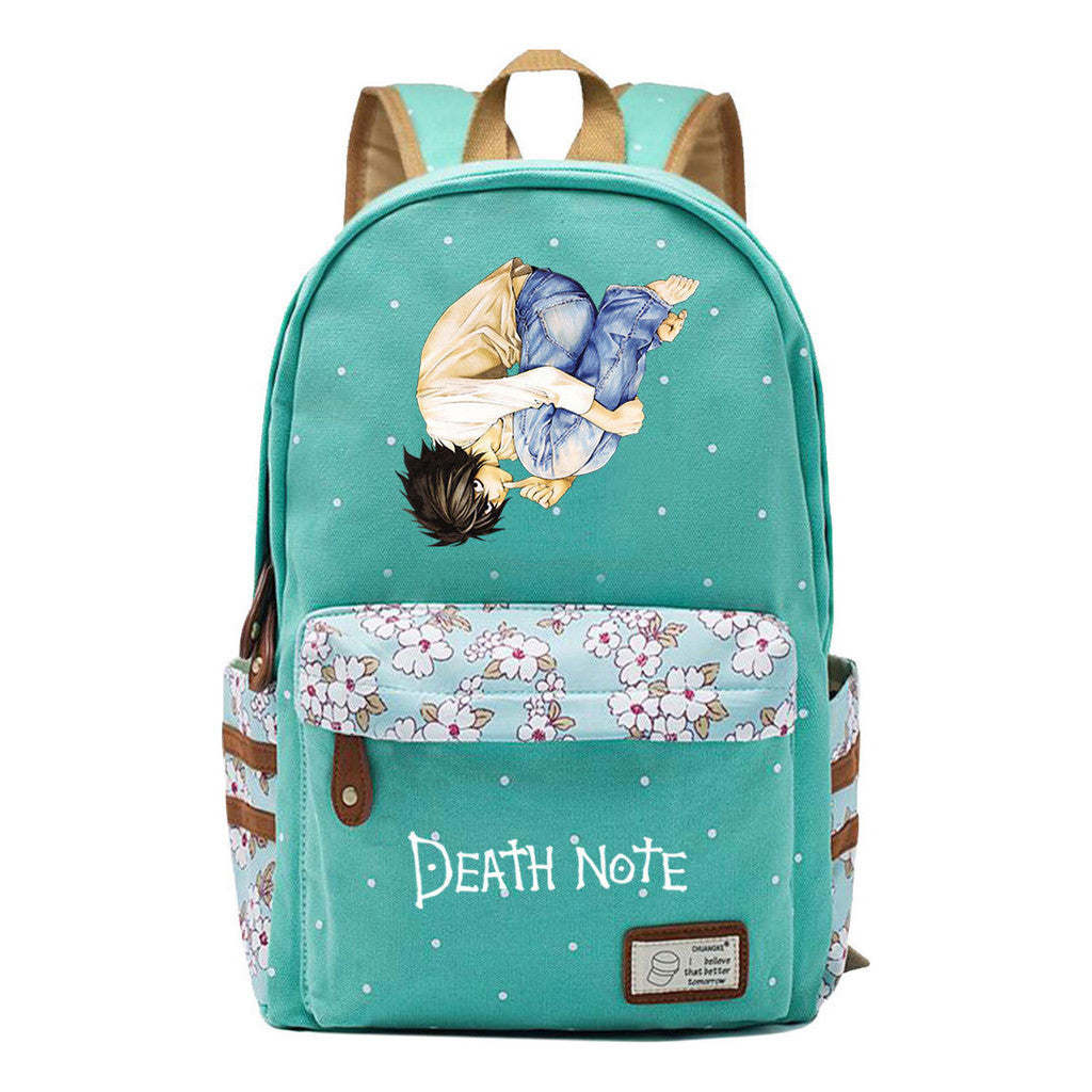 Death Note Night God Moon Youth Girl Student School Bag Leisure Backpack