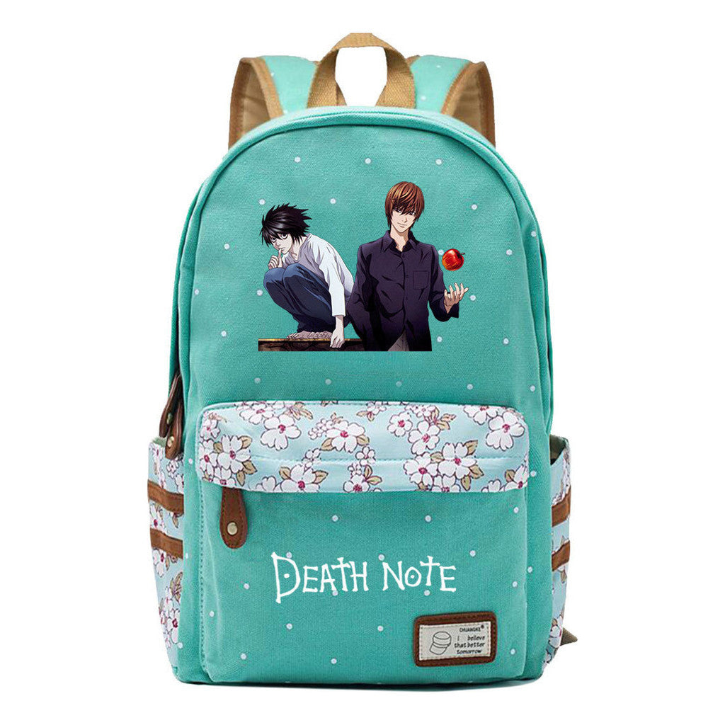 Death Note Night God Moon Youth Girl Student School Bag Leisure Backpack