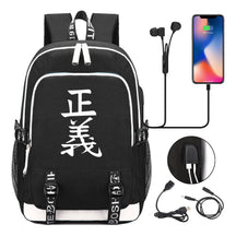 Pirate King Youth School Bag Usb Men's And Women's Leisure Backpack