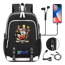 Pirate King Lufei Youth Student School Bag Usb Men's And Women's Leisure Backpack