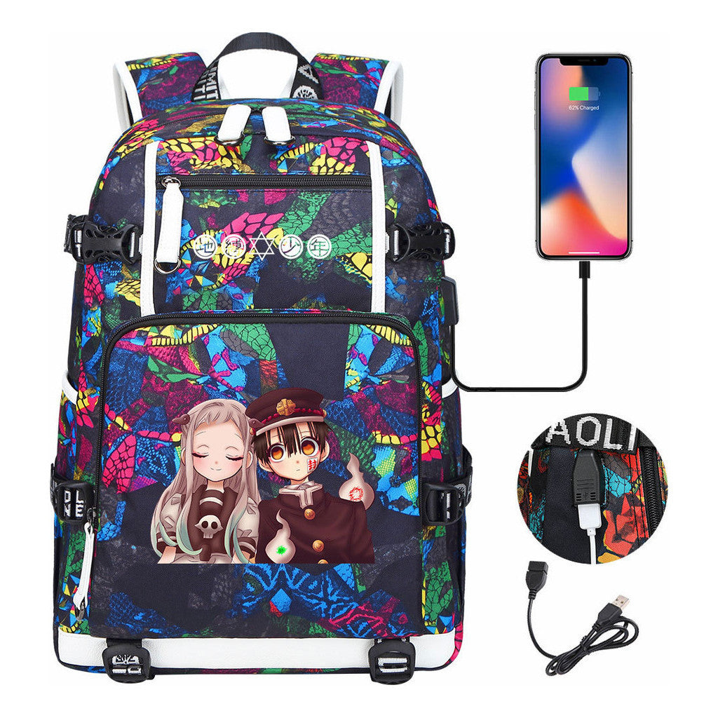 Usb Large Capacity Youth Student Backpack For Men And Women's Leisure Travel Backpack