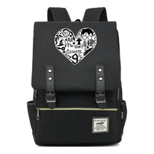 School Of Witchcraft And Wizardry Printed Youth Student School Bag Casual Belt Buckle Classic Backpack