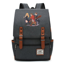 School Of Witchcraft And Wizardry Printed Youth Student School Bag Casual Belt Buckle Classic Backpack