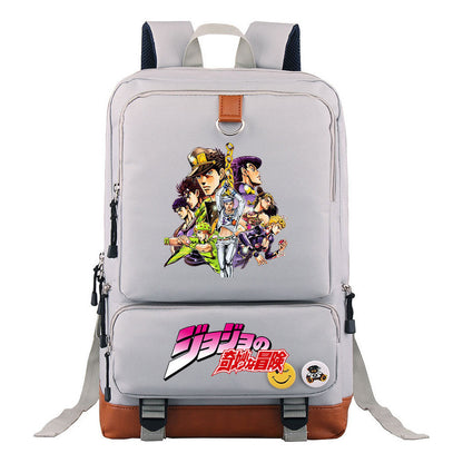 The Wonderful Adventure Of The Comic Jojo Youth Student Backpack, Men's And Women's Backpack, Travel Bag