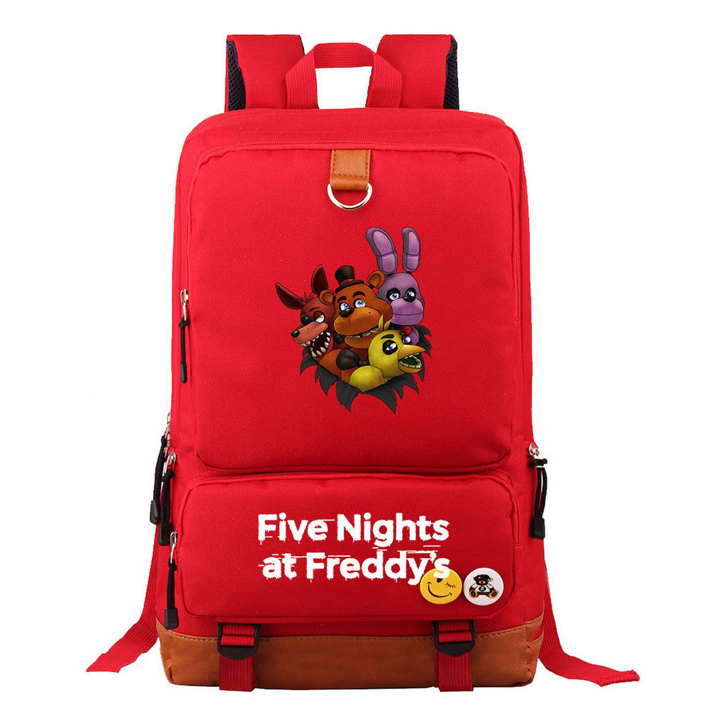 Toy Bear Game Youth Student School Bag Large Capacity Travel Bag Men's And Women's Backpack