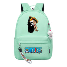 Cartoon Cartoon One Piece Luffy Schoolbag Leisure Bag Girls Backpack