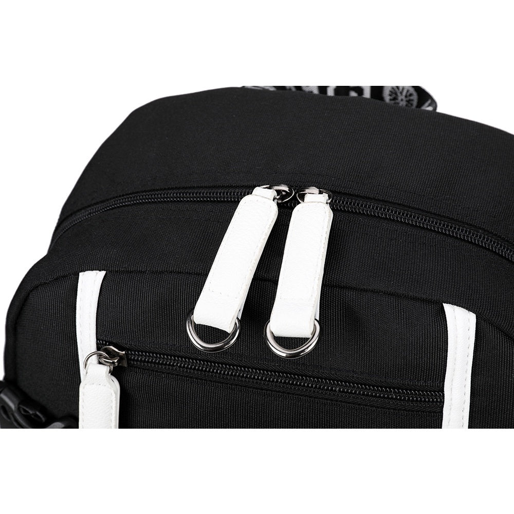 Sports Football Star Usb Printed Youth Student Backpack Leisure Travel Backpack