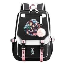 Cartoon Fashion Usb Student Backpack For Boy And Girl, Casual Woven Strap Flip Back Backpack
