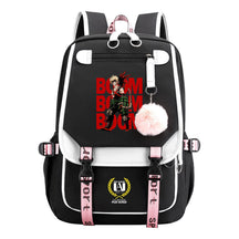 My Heroes Academy Usb Student Backpack, Casual Woven Strap Flip Back Backpack