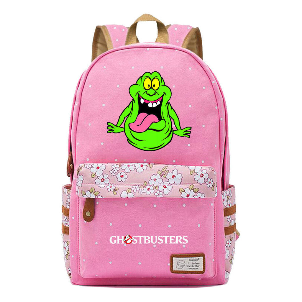 Devil Print Student Backpack, Fashionable And Casual Backpack