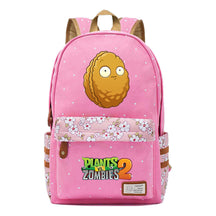 Game Plants Battle Printed Teenage Girl Student Backpack For Men And Women's Leisure Backpack