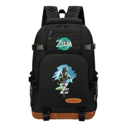 Printed Student Backpack For Men And Women's Leisure Travel Backpack