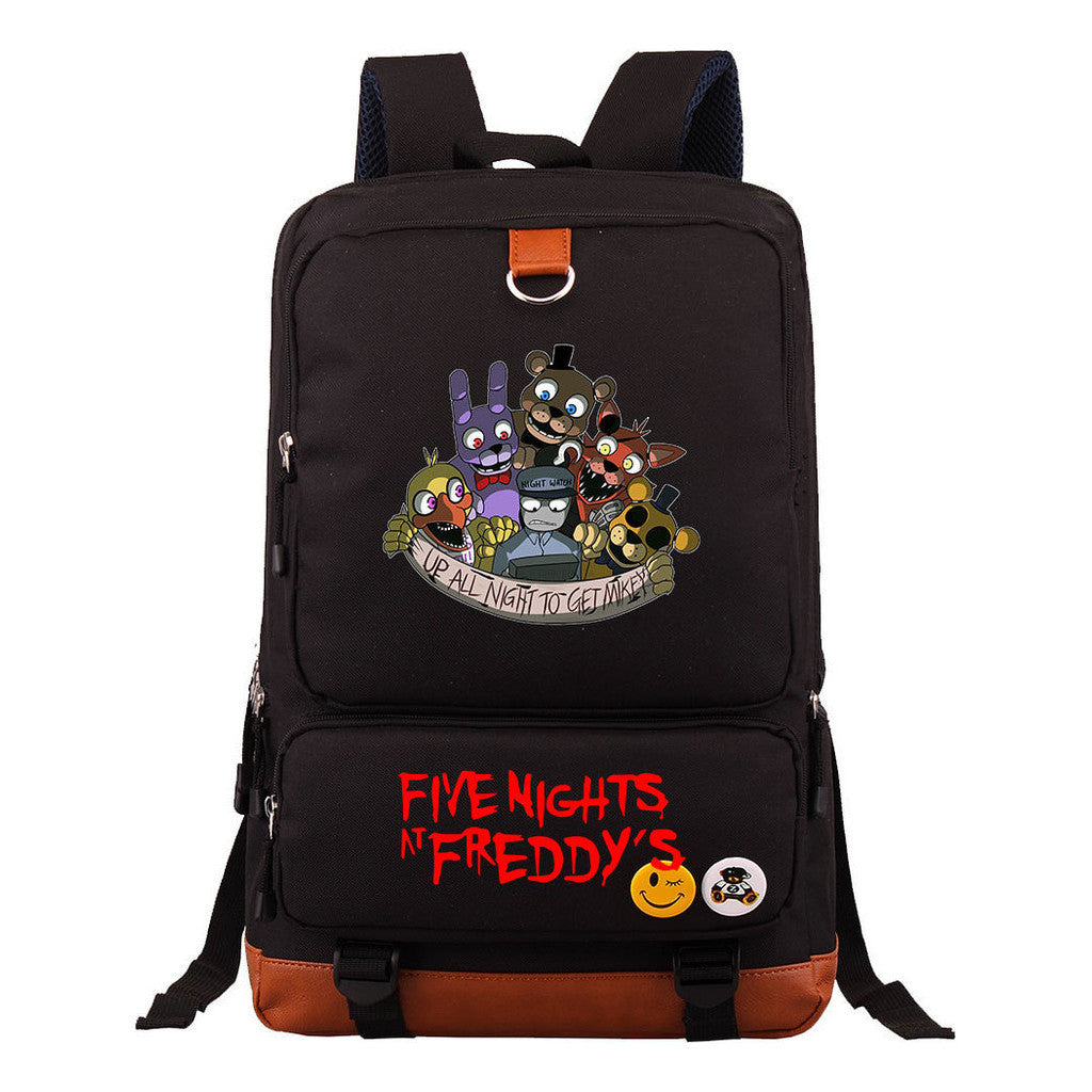 Toy Bear Game Printed Youth Student School Bag Large Capacity Travel Bag Men's And Women's Backpack