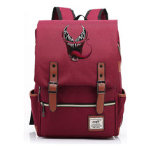 Printed Youth Student School Bag Casual Belt Buckle Classic Backpack