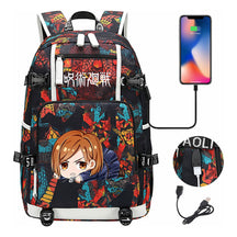 Printed Usb Youth Student Backpack For Men And Women's Leisure Large Capacity Travel Backpack