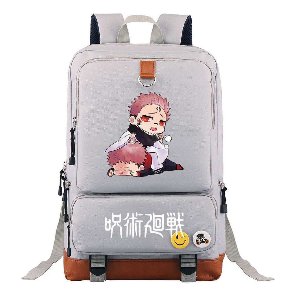 Cartoon And Manga Teenage Student Backpack, Men's And Women's Backpack, Travel Bag
