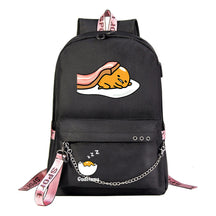 Lazy Egg Usb Youth Student Backpack For Boys And Girls Leisure Travel Backpack