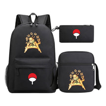 Naruto Starry Sky Youth School Bag Three Piece Set For Boys And Girls Backpack Set