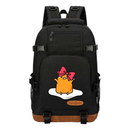 Lazy Teenage Student Backpack, Boys And Girls Backpack