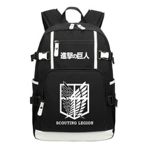 Giant Winged Soldier Captain Of Anime Attack Student Backpack, Leisure Travel Backpack