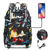 Volleyball Youth Usb Large Capacity Youth Student School Bag Men's And Women's Leisure Travel Backpack