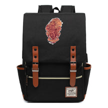 School Of Witchcraft And Wizardry Youth Student Backpack Usb Leisure Belt Buckle Backpack