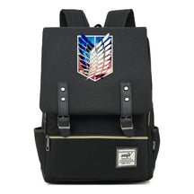 The Giant Of Manga Attack Printed Teenage Student Backpack For Men And Women With Casual Belt Buckle Classic Backpack  38*27*12.5cm