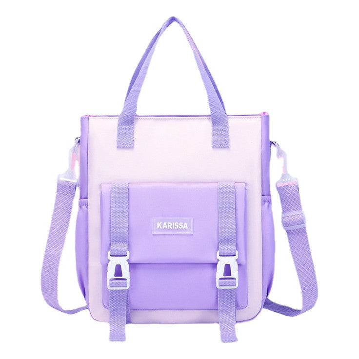 Student Backpack, Shoulder Bag, Large Capacity Handbag, Art Bag