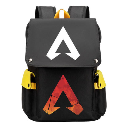 Apex Hero Print Usb Charging Head Youth School Bag Casual Backpack
