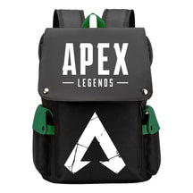 Apex Hero Print Usb Charging Cap Head Style Student School Bag Casual Backpack