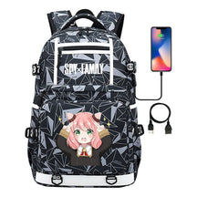 Printed Usb Youth Student Backpack Men's And Women's Backpack Leisure Travel Backpack