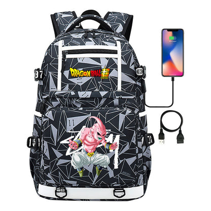Seven Dragon Ball Usb Youth Student School Bag Men's And Women's Backpack Leisure Travel Bag