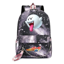 Super Mario Printed Teenage Student Backpack For Men And Women With Casual Woven Straps Backpack