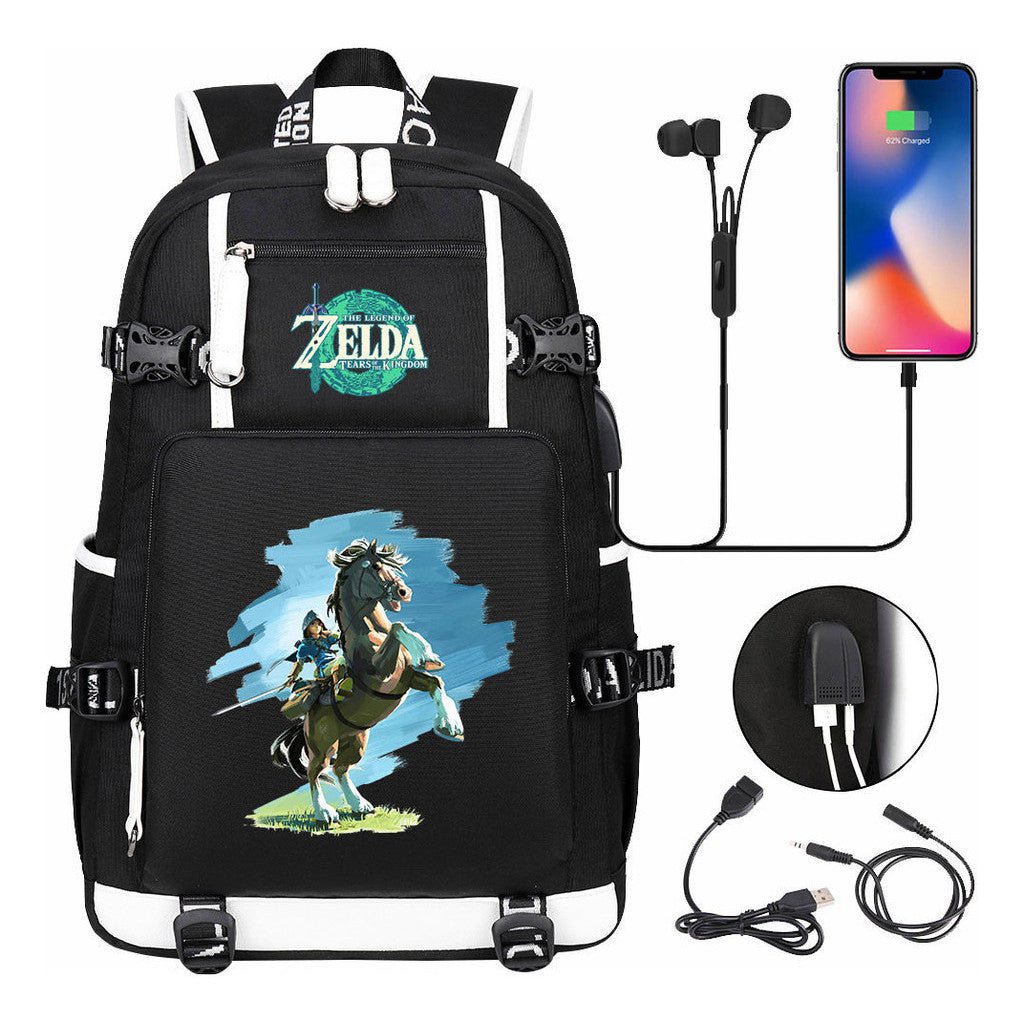 Printed Teenage Student Backpack For Men And Women's Travel Backpacks