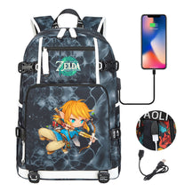 Printed Teenage Student Backpack For Men And Women With Backpacks