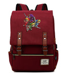 The Tears Of The Kingdom Of Zelda Game Printed Student Backpack Usb Men's And Women's Casual Backpack