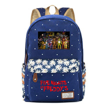 Toy Bear Game Fashion Printed Youth Girls School Bag Men's And Women's Leisure Canvas Backpack
