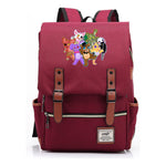 Toy Bear Printed Teenage Student Backpack For Men And Women, Casual Belt Buckle, Classic Backpack