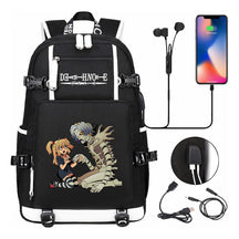 Death Note Usb Large Capacity Youth Student Backpack Men's And Women's Leisure Travel Backpack