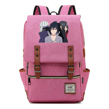 Naruto Printed Teenage Student Backpack, Casual Belt Buckle, Classic Backpack