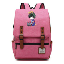 Anime My Heroes Academy Printed Youth School Bag Casual Belt Buckle Classic Backpack