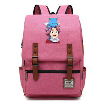 Printed Schoolbag Leisure Belt Buckle Classic Backpack For Young Students