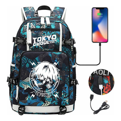 Usb Large Capacity Youth Student Backpack For Leisure Travel Backpack