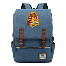 School Of Witchcraft And Wizardry Student Backpack Usb Men's And Women's Leisure Belt Buckle Backpack