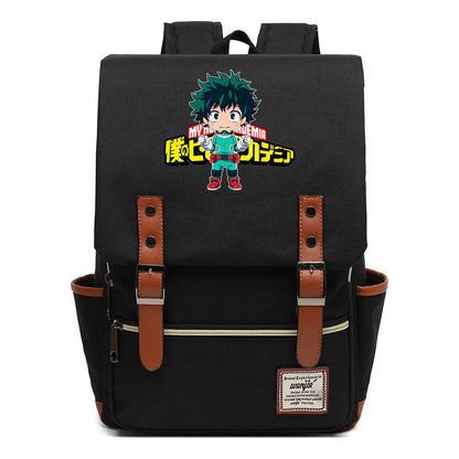 Anime My Heroes Academy Printed Youth Student Backpack Leisure Classic Backpack