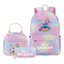 Interstellar Baby Stitch Youth Student Girls School Bag Lunch Bag Three Piece Set Backpack Set